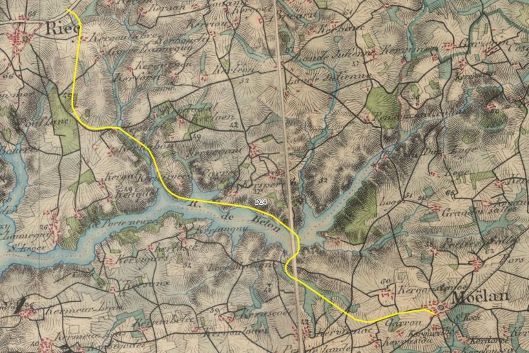 Le Bélon vers 1850